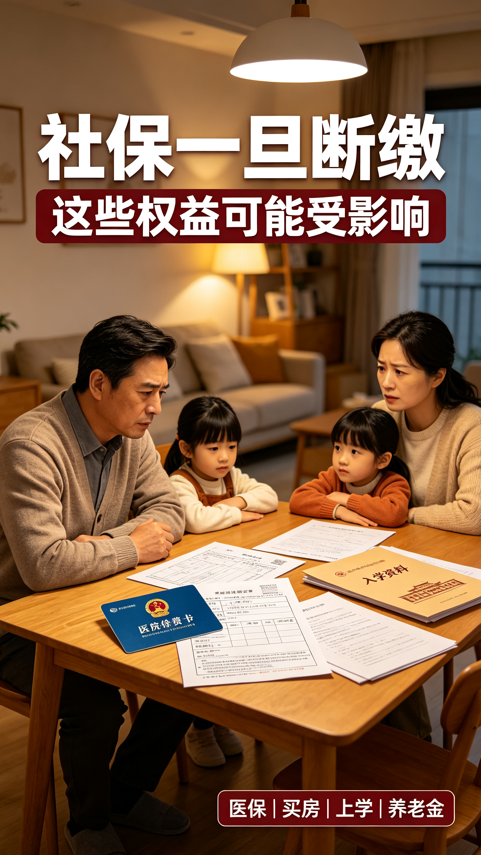 社保一旦断缴，后果到底有多严重？看完千万别大意你有没有觉得，社保断上一两个月，好像也没啥大问题？很多