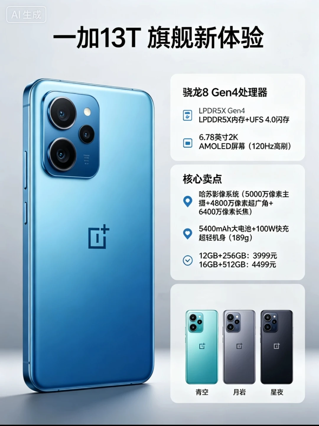 小屏大魔王🔥一加13T全能旗舰新机来袭