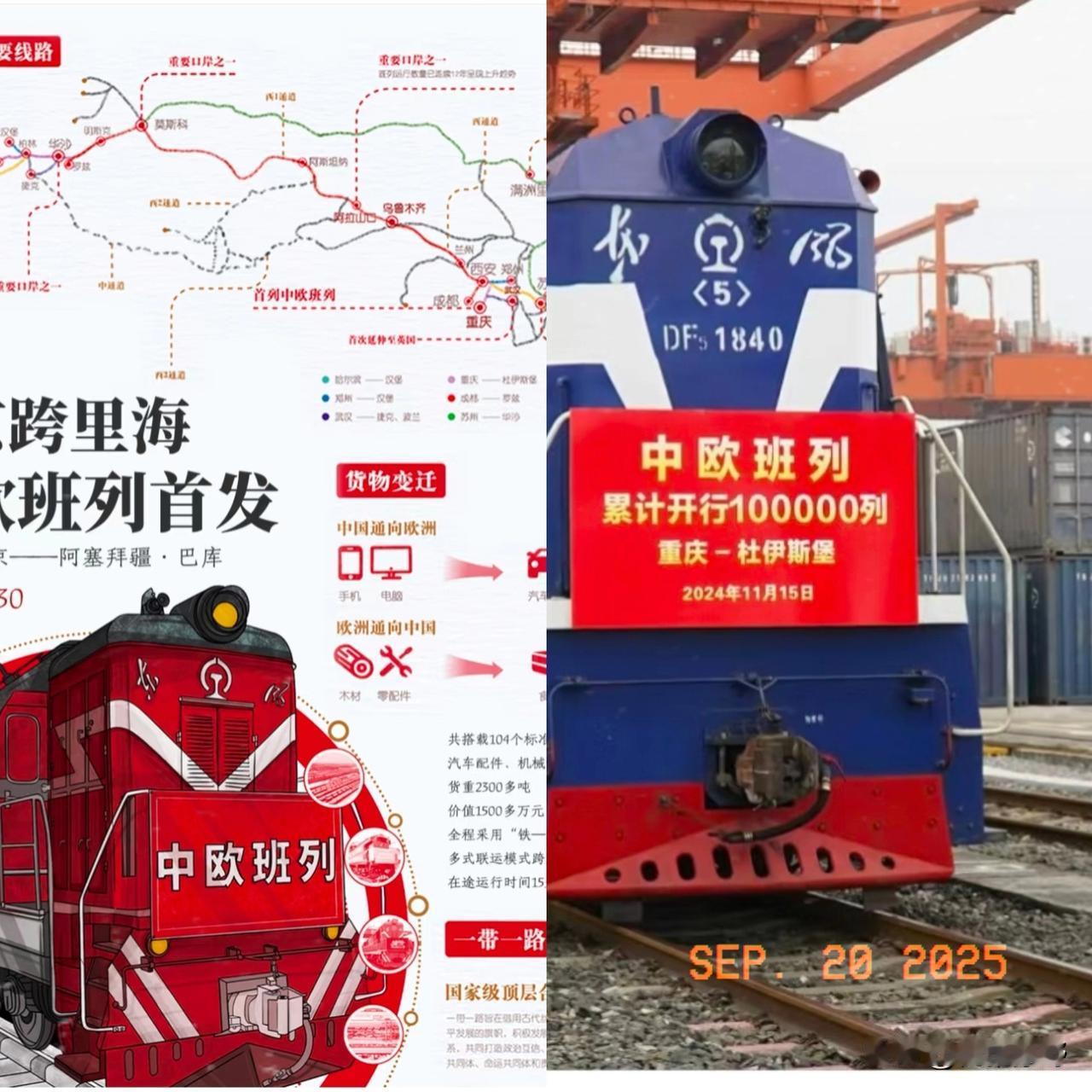 中欧班列断了？别慌！家人们，听说9月20日中欧班列要是断了，有