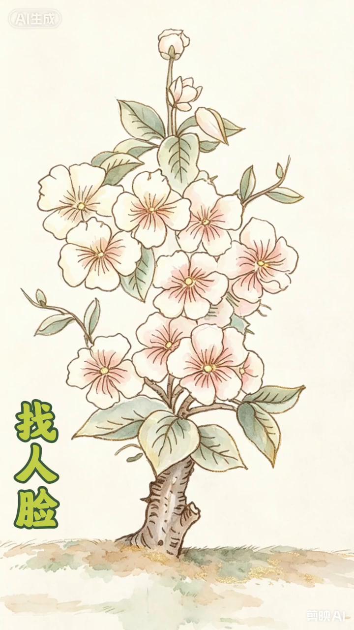 据说这幅图中有六张人脸，如果能在两分钟内全部找出来，那就太厉害了。二零二五年一定