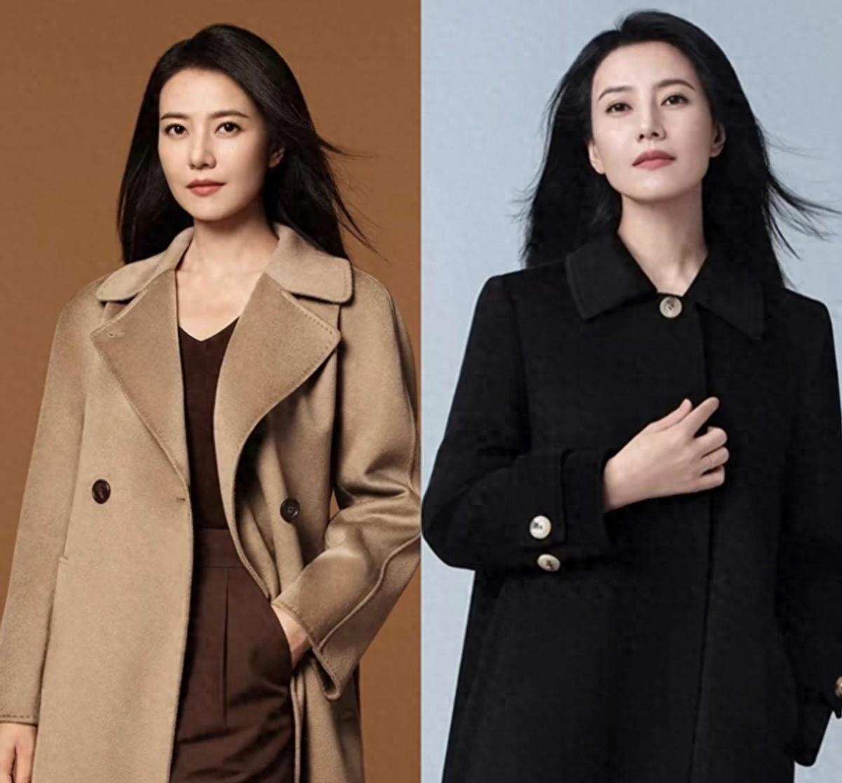 高圆圆的穿搭令人惊艳：大衣不搭紧身裤、老爹鞋，时尚高雅又高级