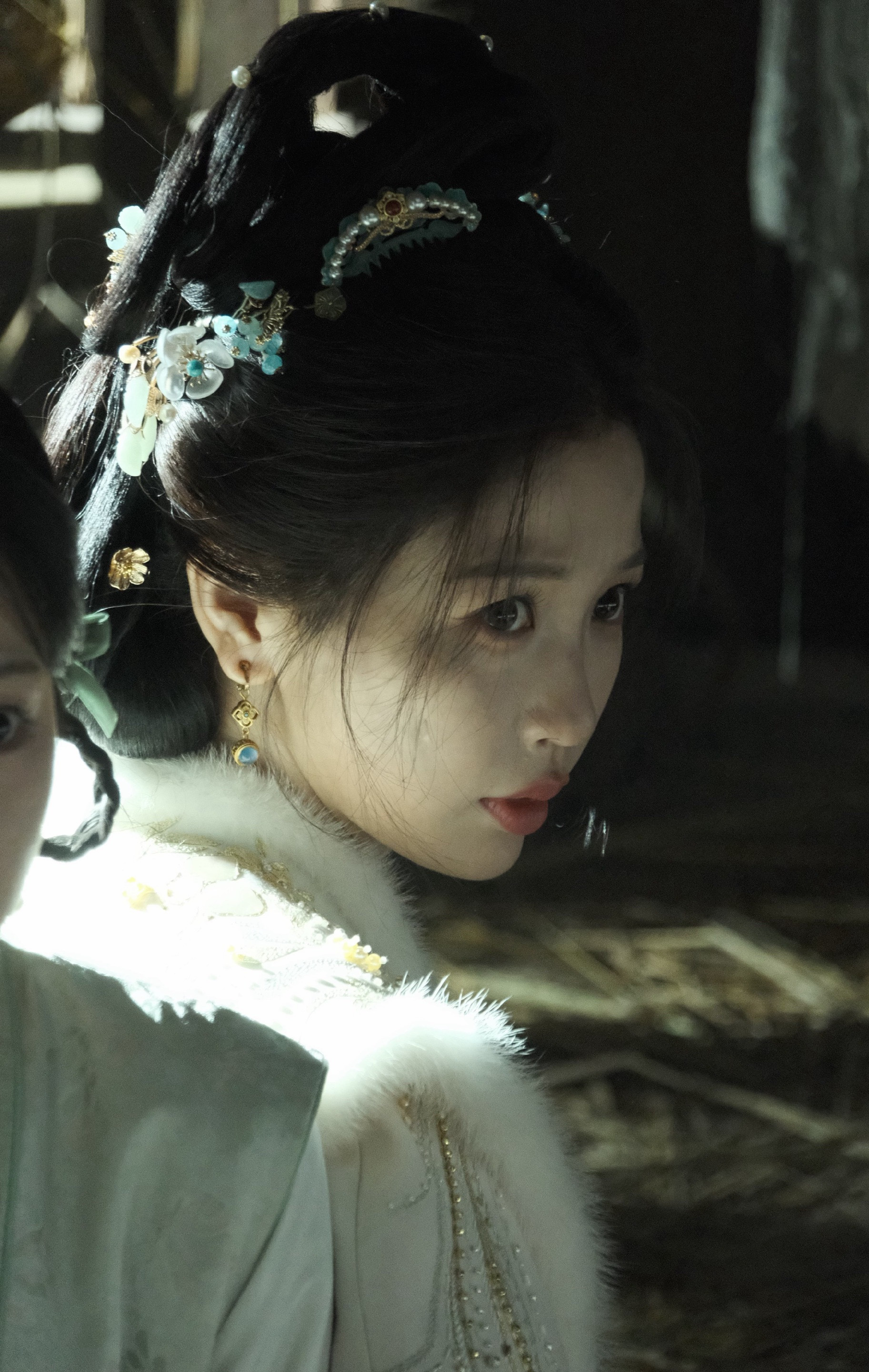 主母大人发的拜年照，学到了，窝鱼的脸居然比孩子还小一圈…