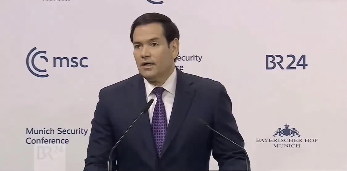 美国国务卿鲁比奥在慕尼黑安全会议上的演讲让欧洲人激动了、高潮了。尤其是鲁比奥说的