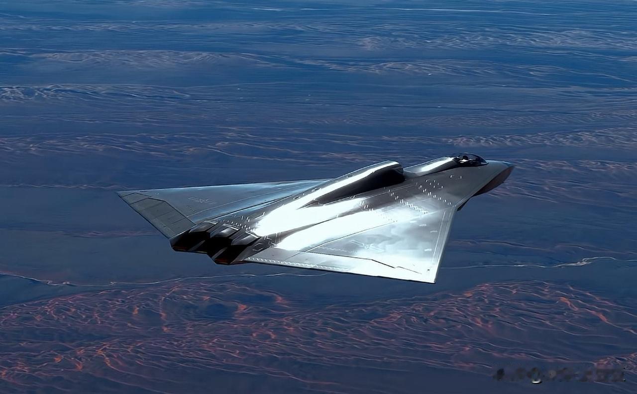 这机身线条也太绝了！银翼利刃划破天际的既视感拉满！这战机简直像从科幻大片里飞出来