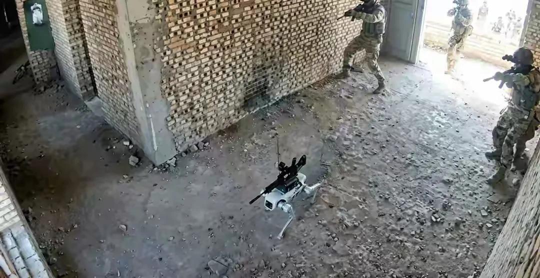 一名俄罗斯网友看到解放军机器狗演练的战争视频后感叹：俄罗斯牺牲了那么多人，流了那