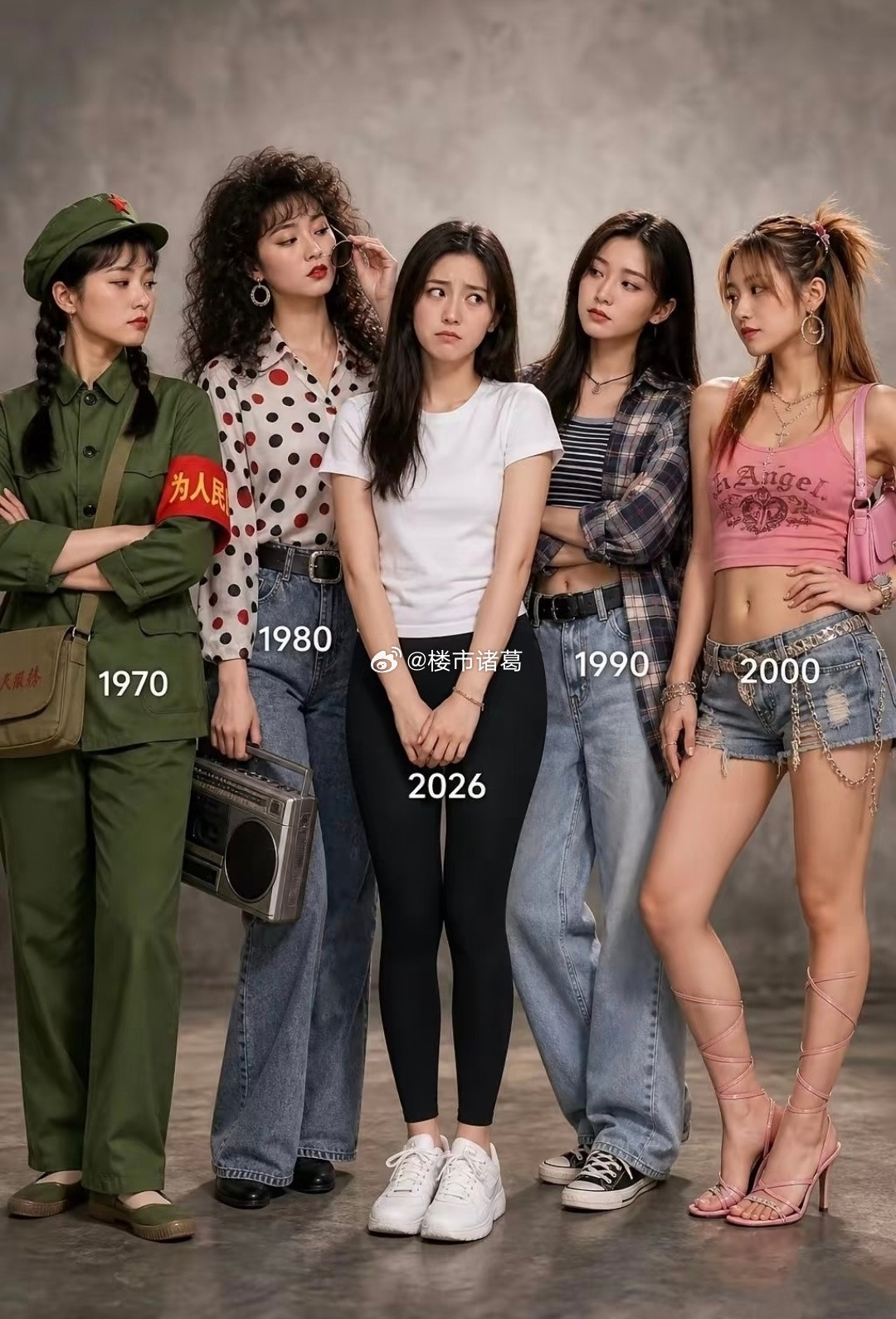 70年代到现在，你喜欢哪个年代的流行穿搭？