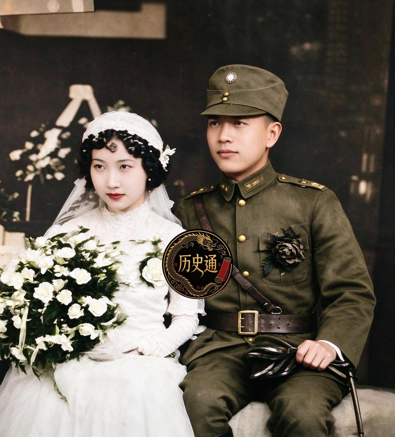 一九三八年，孙元良的发妻吴懿辉在成都病逝，年仅二十多岁。丧妻的痛加上战场风浪，让