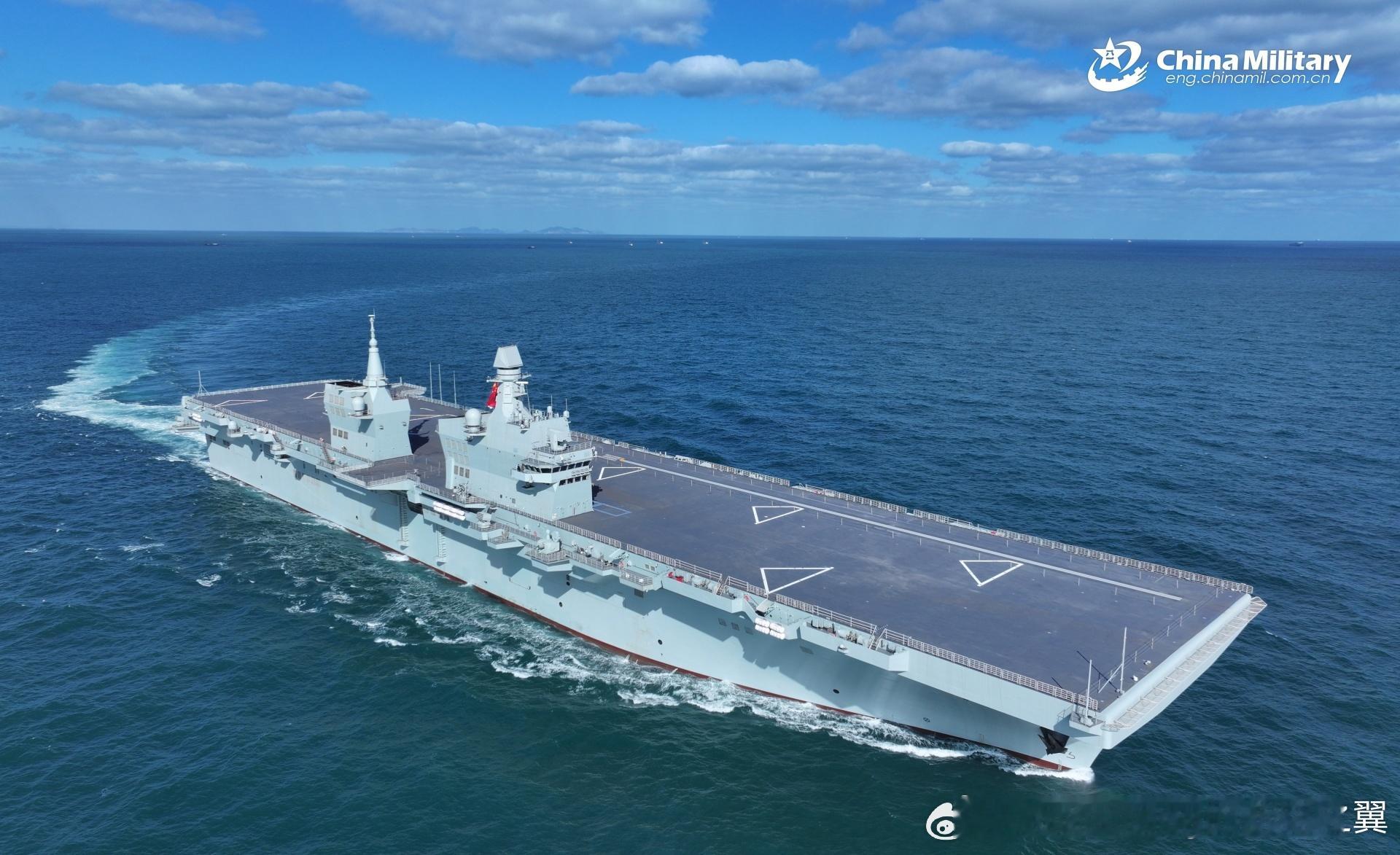 军网英文的四川舰海试美图