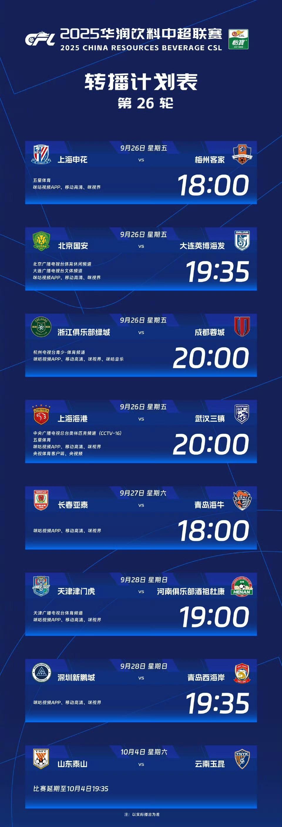 中超三强争霸隔空上演，保级迎来6分大战。中超第26轮今晚开战，参加亚冠的四支球