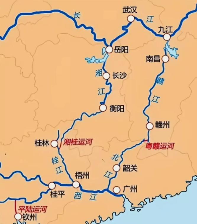 平陆运河刚通航，湖南这条运河又被推到了聚光灯下。它就是湘桂运河。为什么突然又