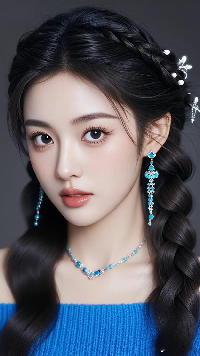 碧玉簪花映，美人如画来。为什么美女都很高冷