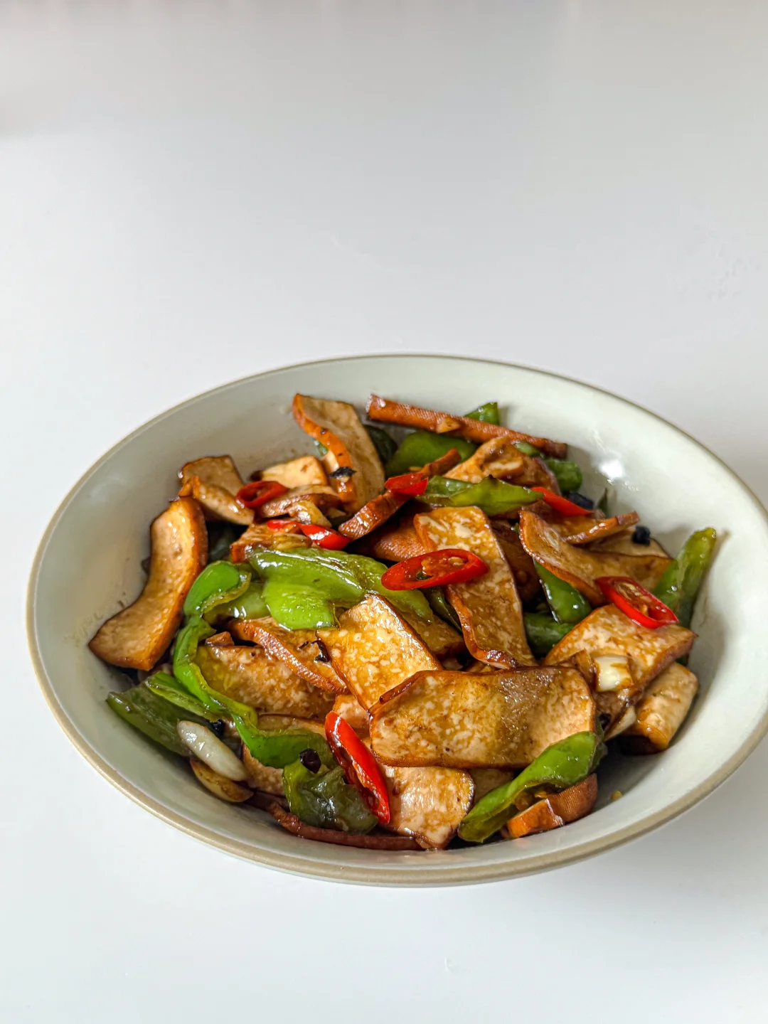 🌶️辣椒炒豆干！酱香浓郁比肉还香
