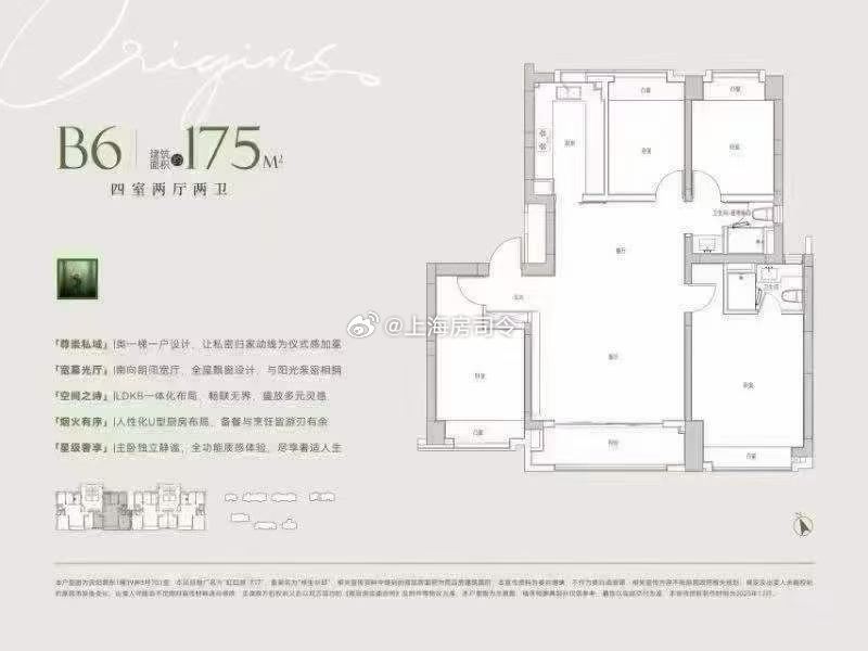 上海虹口内环内准现房、北外滩虹口源·717、均价13.8万、价格洼地！1、140㎡3房｜1700-2