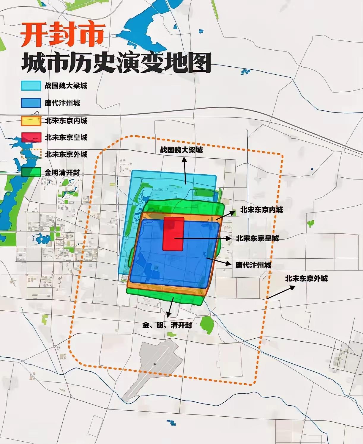 关于开封市的地理冷知识，看看都知道几个？1.城摞城开封是全球罕见的城摞城城