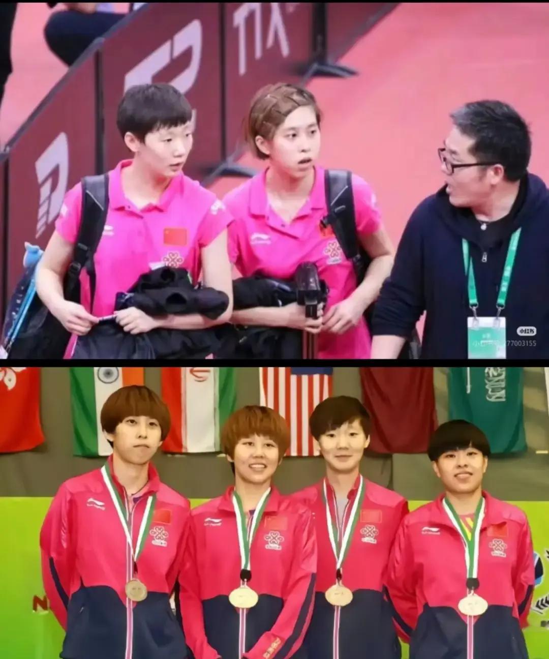 她们拆对了。拆得彻彻底底。一个留在国家队，冲击巴黎奥运金牌；一个放下球拍，