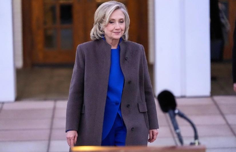 美国前国务卿希拉里（HillaryClinton）周四（26日）就已故淫魔富商