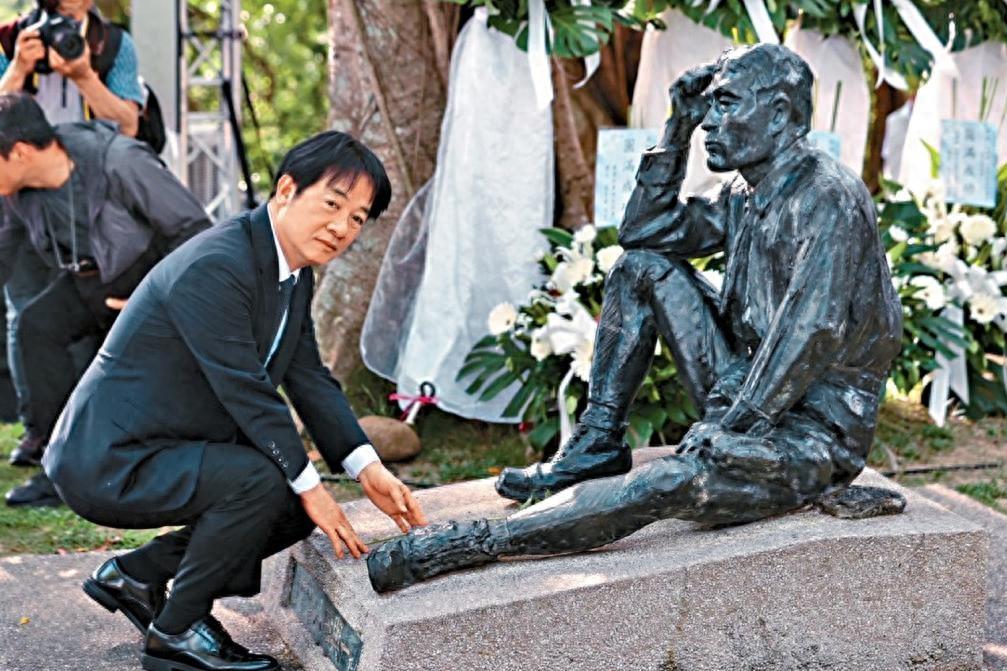 赖清德想当日本人想疯了。 曾说日本殖民台湾是为了推动‘东亚共荣圈，现在又称自