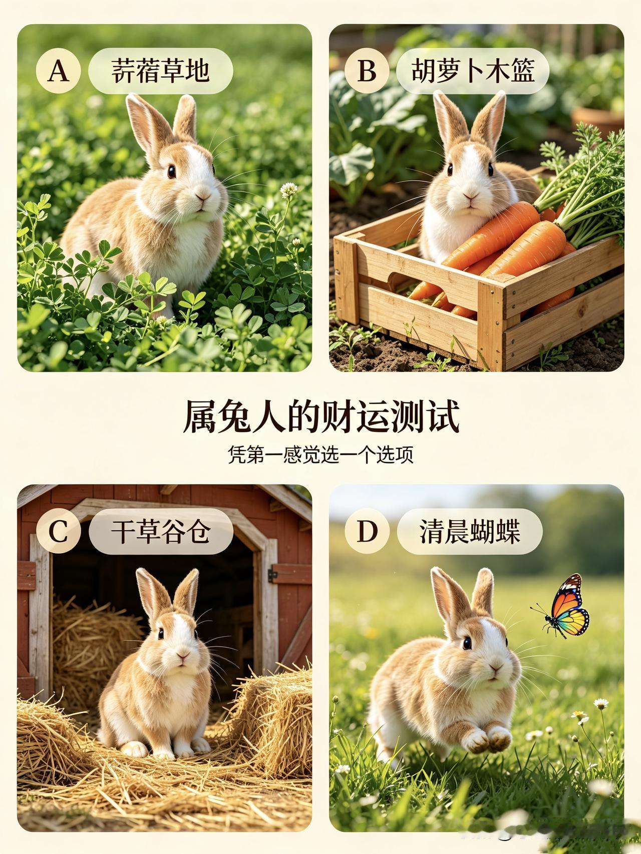 属兔人的财运测试：你最近的财气，到底有多旺？属兔的朋友，别急着划走！