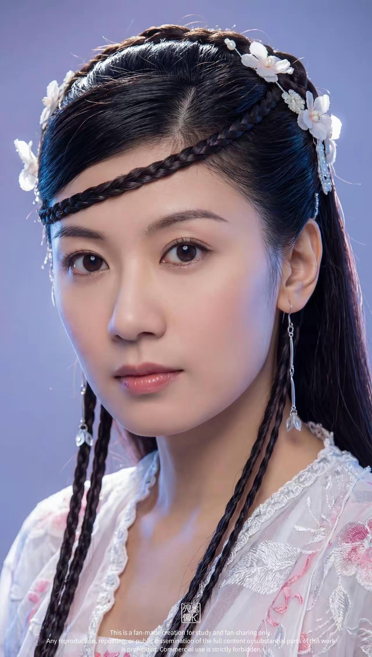 这一版的倚天屠龙记真的是美女如云啊！难怪当年要选贾静雯做赵敏呢，这么多美女当中确