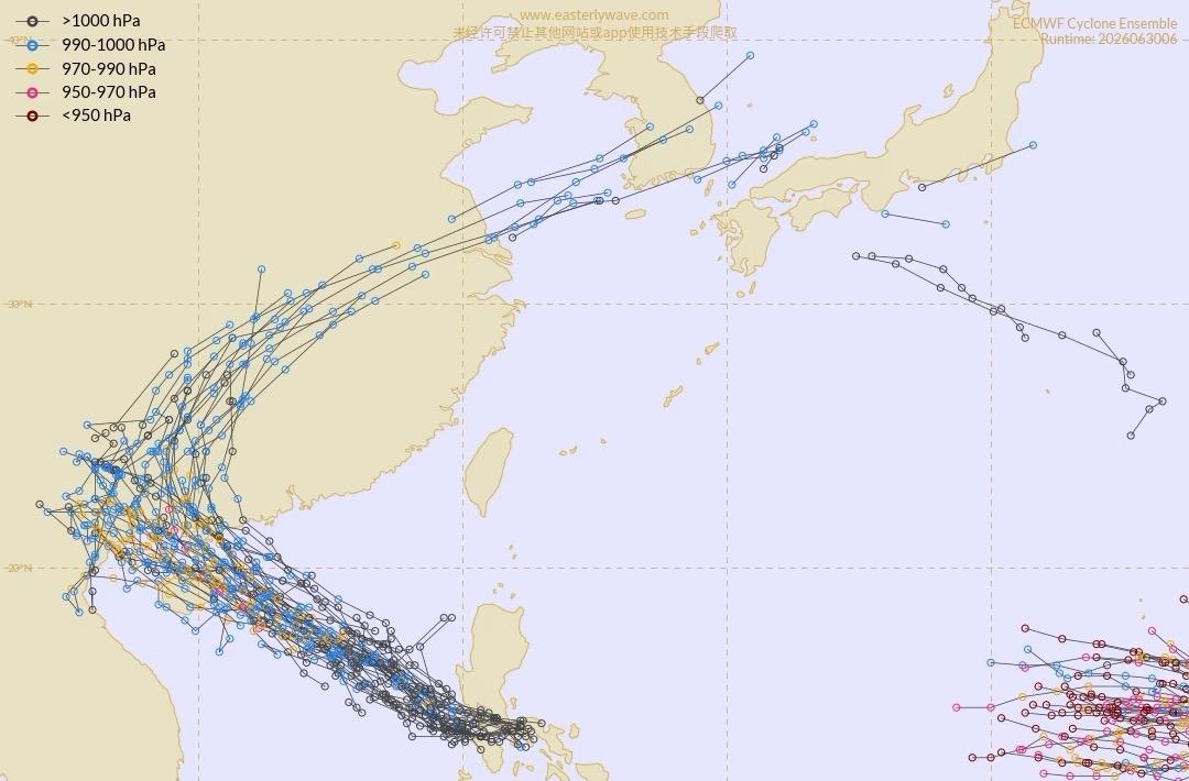 台风胚胎要来了，可能成9号或10号台风，登陆海南的概率变大了。不管登哪，广东4到