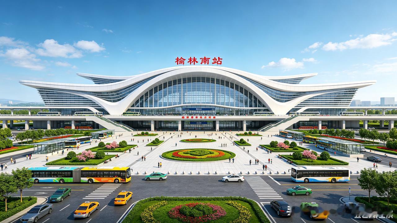 榆林人狂喜！20亿高铁南站今年开建，1小时到西安🚄家人们！榆林高铁梦终于