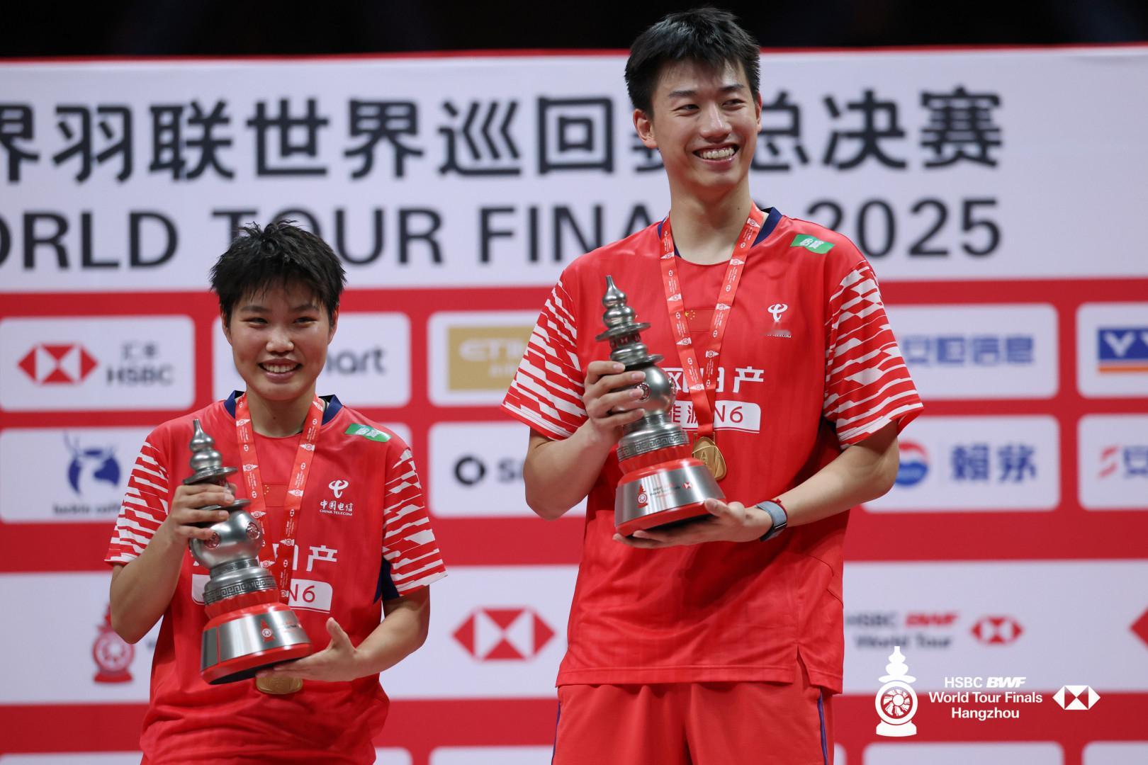 凤凰📷cr：赛事组委会2025年世界羽联年终总决赛