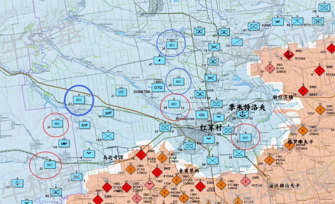 蟋蟀也知道红军村危险了，赶忙把第31国民警卫旅从沃尔昌斯克调过来，还抽调了保卫切