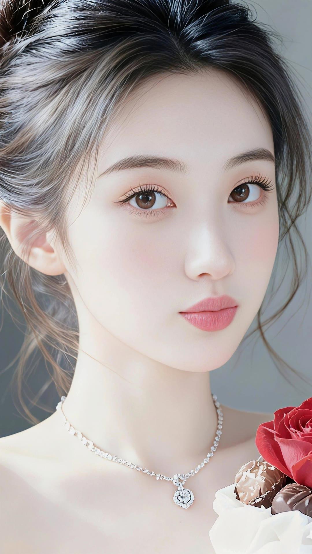 玉佩轻摇，红颜如花。