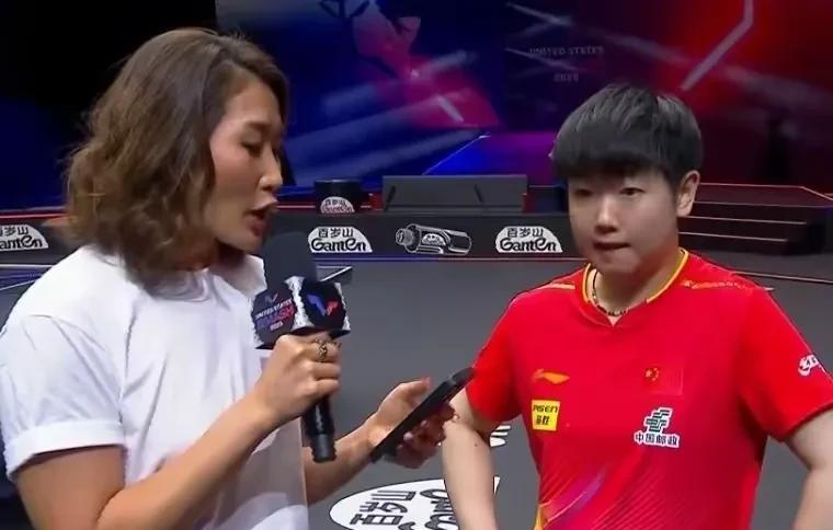 孙颖莎3:2逆转高达！赛后采访，莎莎坦言：自己没调动好。这场惊险的3:2