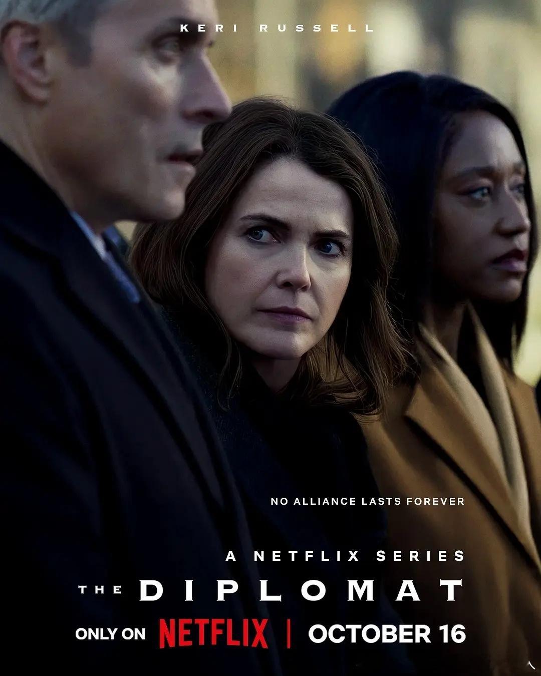 今日新剧上线美剧头号外交官第三季今日上线Netflix，共8集。凯丽·拉塞尔