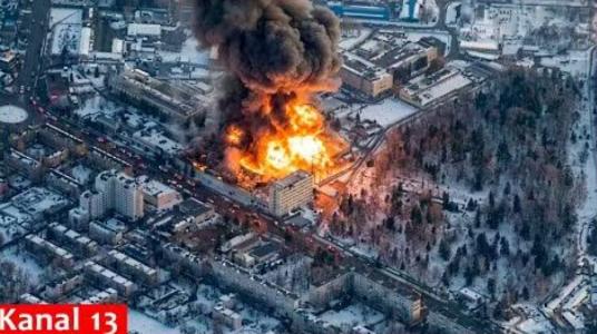 俄罗斯布良斯克电子厂电子配件90%保障俄军导弹系统。一夜被多枚乌克兰巡航导弹命中