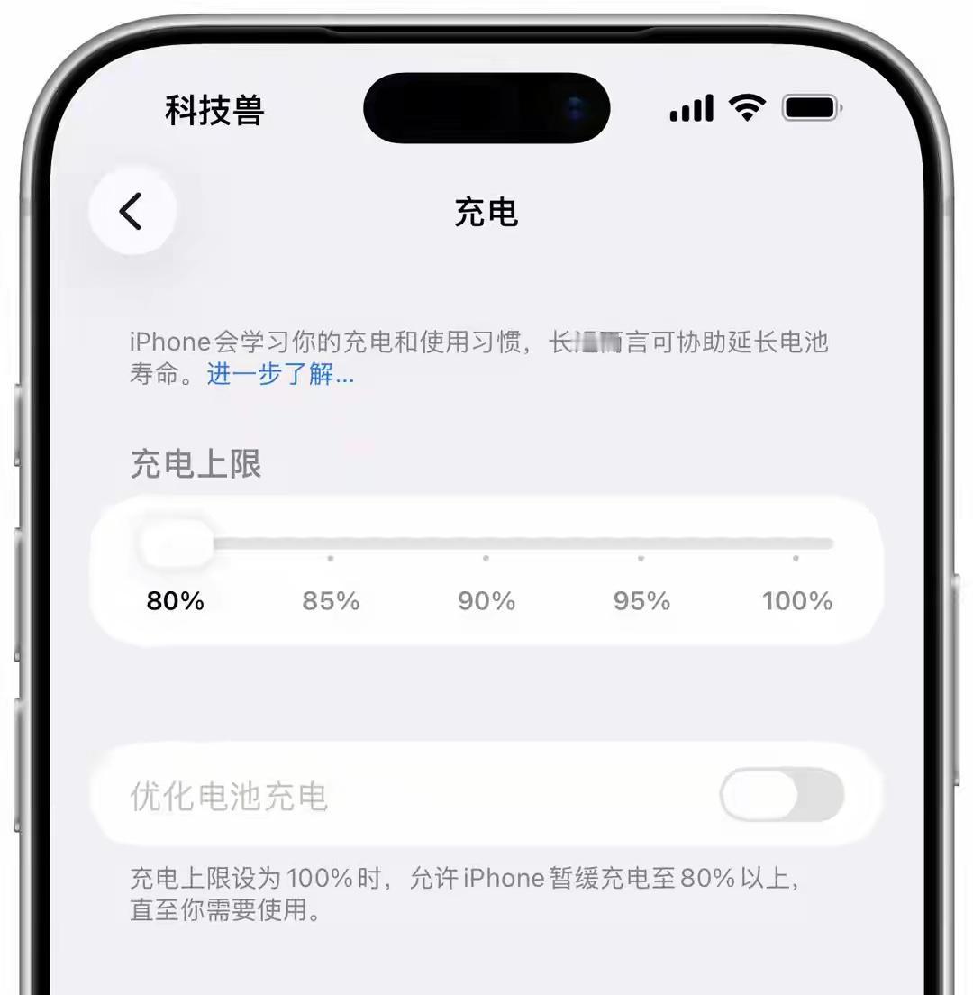 为什么苹果用户充电都不愿意充到100%？一般都设置到80%手机厂商，我记得出