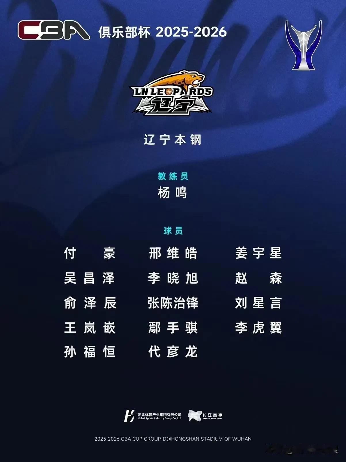 这阵容恐怕小组赛就提前出局:CBA俱乐部杯将于12月3日正式打响，各俱乐部逐