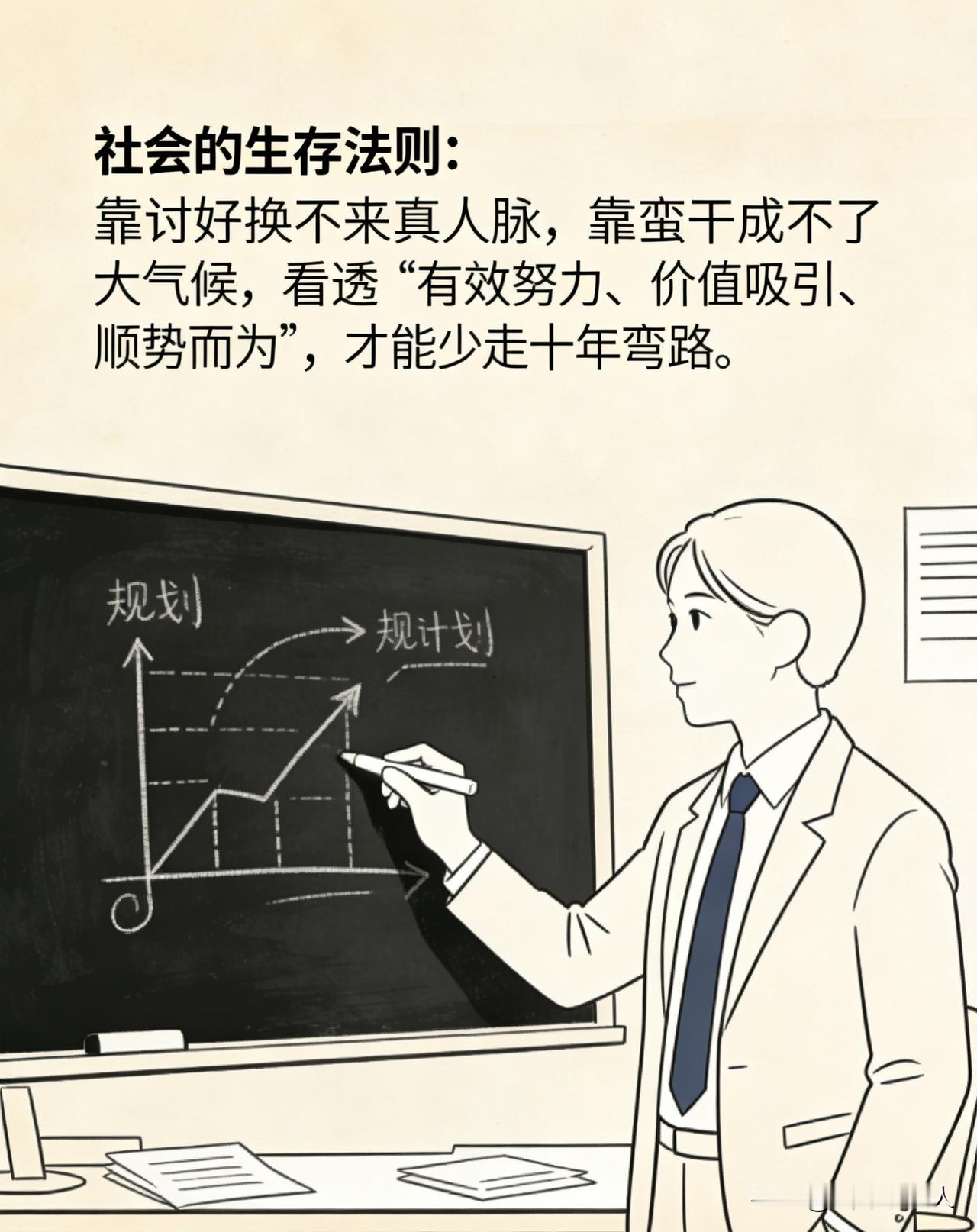 一位名人说:“我敢打赌，凡是在社会上混得风生水起的人，不是有多勤劳，也不是有多