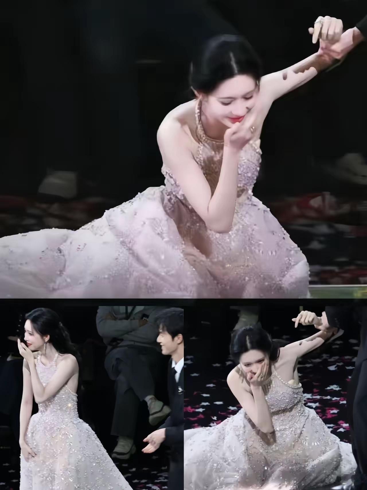 谁懂啊！孟子义两年两摔星光大赏，居然摔成了内娱活人天花板！本