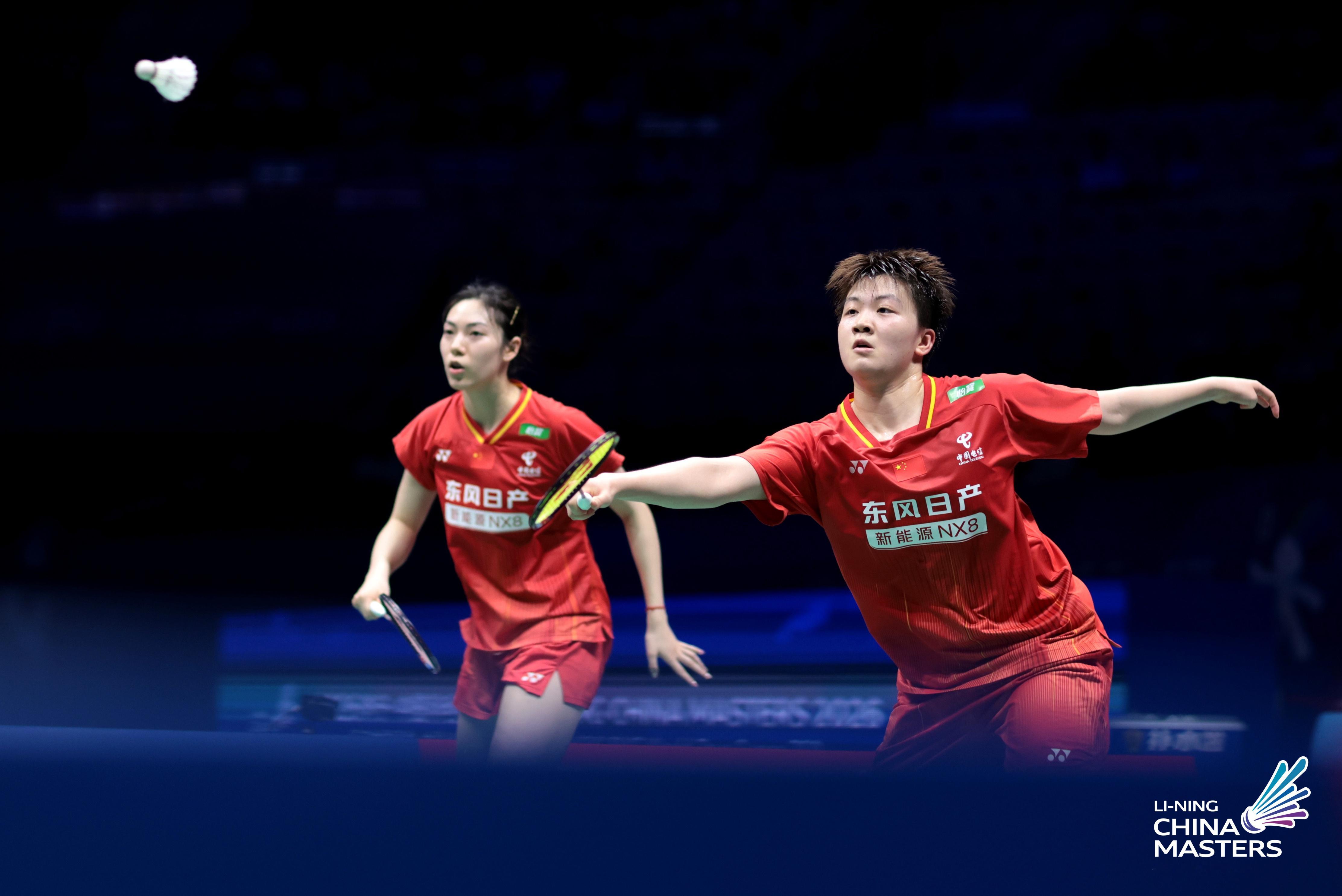 2026年中国羽毛球大师赛鲍骊婧/曹梓涵18-21,18-21不敌中出堇/高