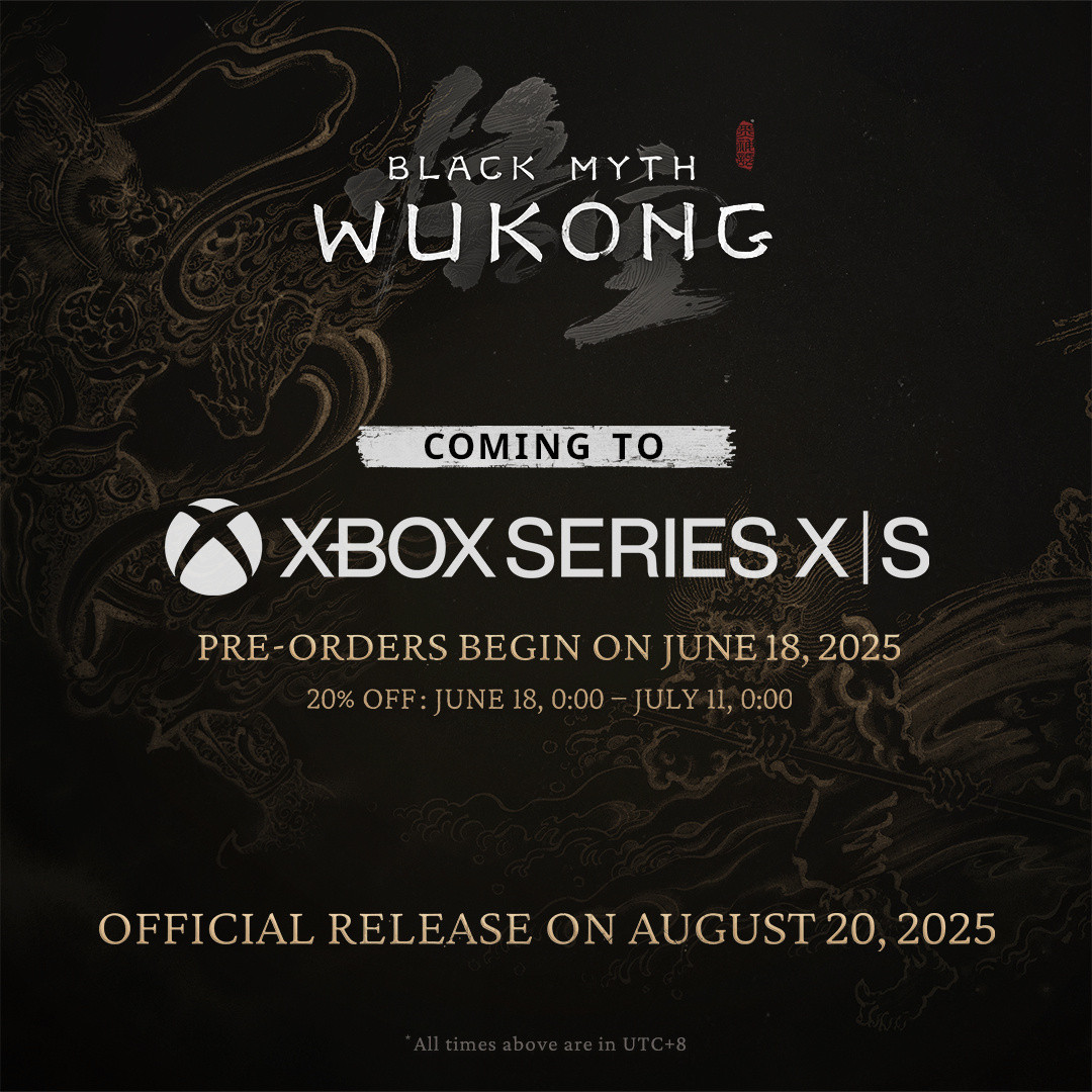 【《黑神话：悟空》Xbox版发售日期确认】《黑神话：悟空》Xbox版现已确认将于