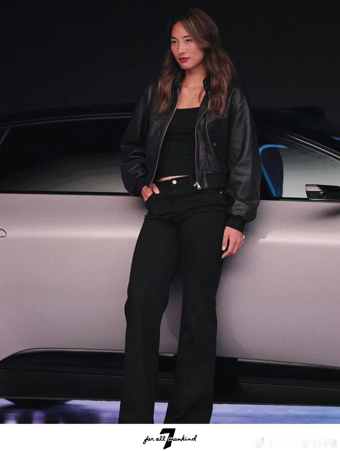 7FAMCelebrityEdit｜郑钦文郑钦文12月杂志大片，酷飒皮衣搭配