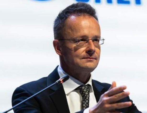 匈牙利在布达佩斯乌克兰大使馆前举行反乌“勒索”的抗议活动外媒消息，泽连斯基总统