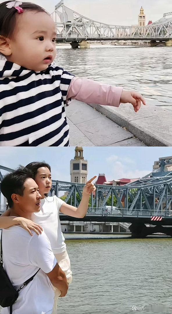 小酒窝和高云翔发了合照，长得真像爸爸​​​