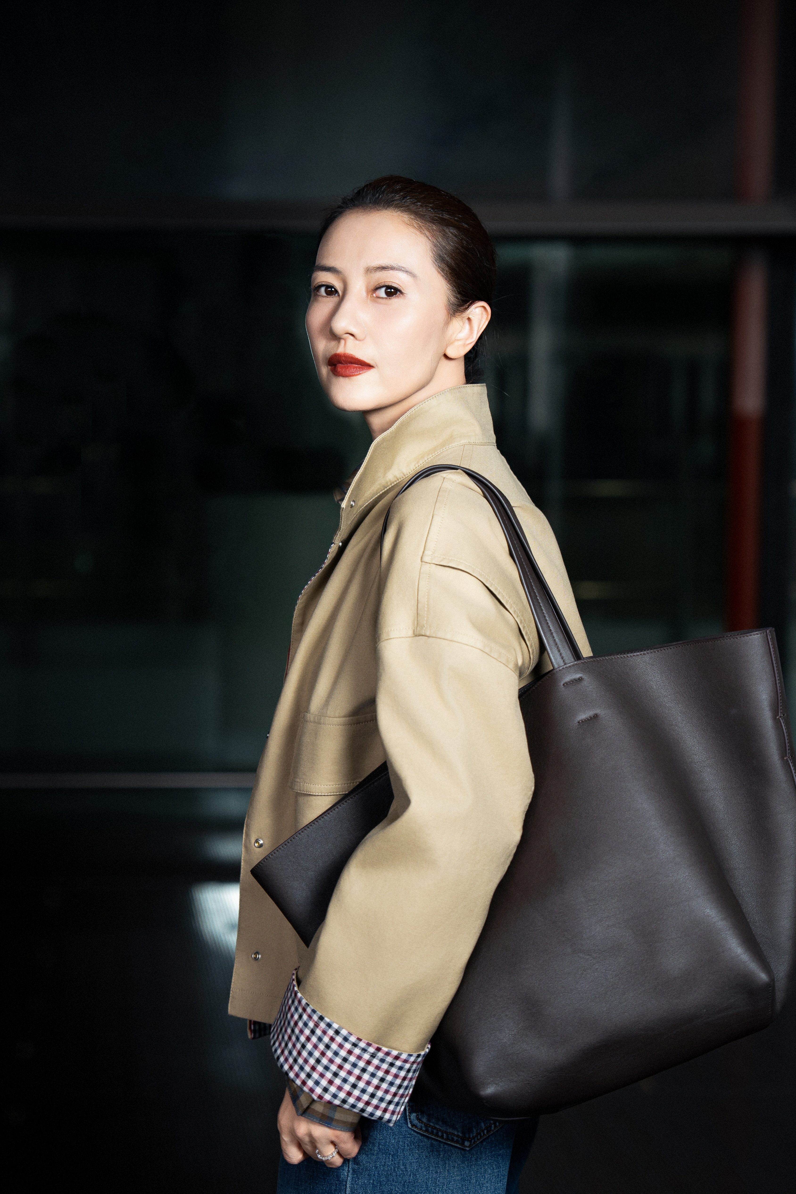 高圆圆最新机场街拍​​​