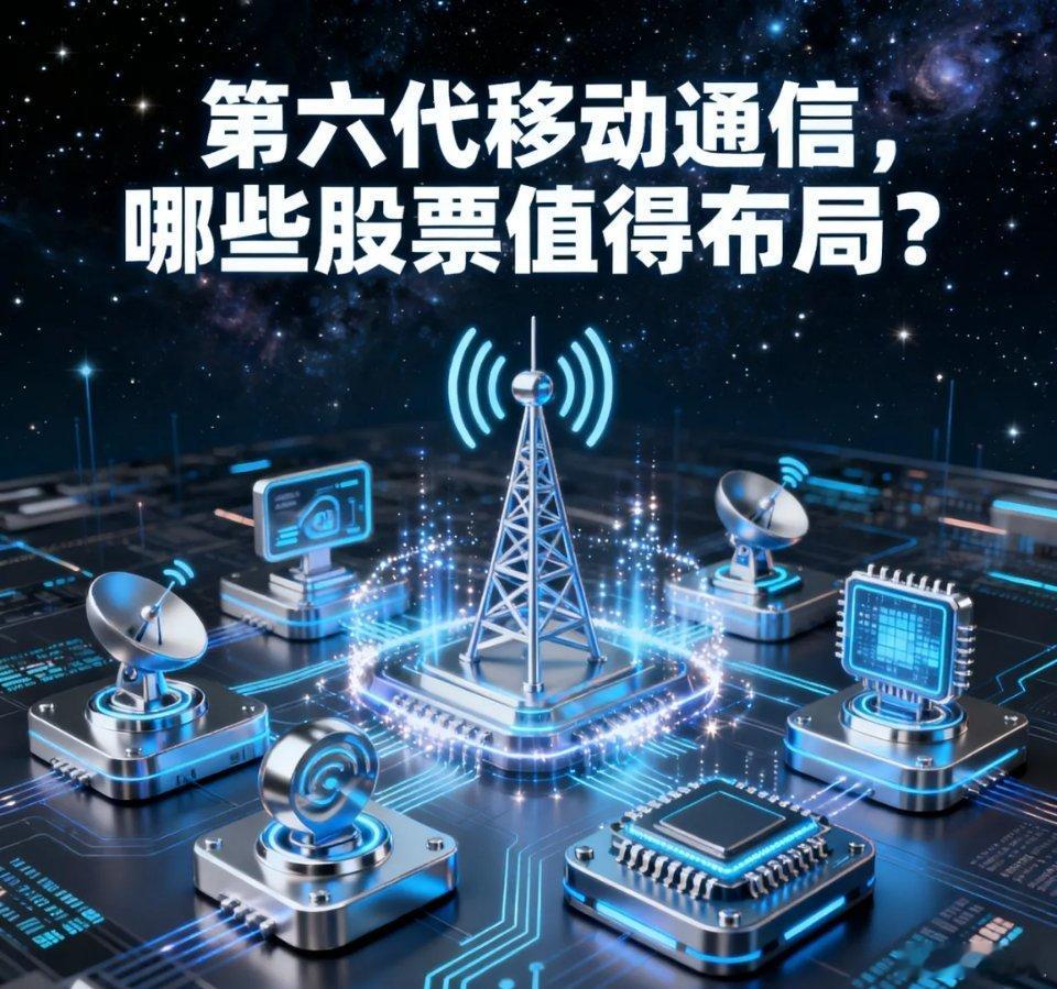 第六代移动通信（6G），值得关注的6支股票，具体分析如下：1.中兴通讯：全球领