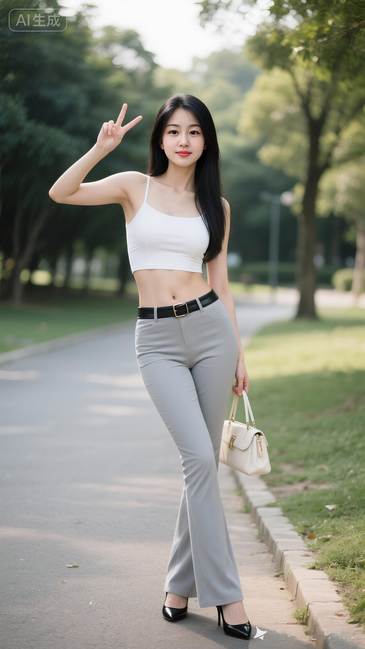 元气满满的一天，从公园的早晨开始！🌞💕