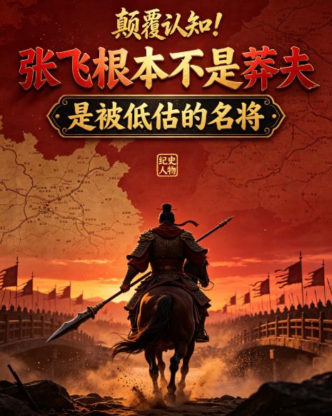 千百年来，我们全都被《三国演义》骗了！真实的张飞，根本不是只会发脾气、无脑冲的