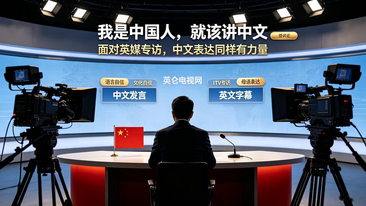 ITV专访全程中文，项立刚：我是中国人，就该讲中文！项立刚这件事，值得点赞。英