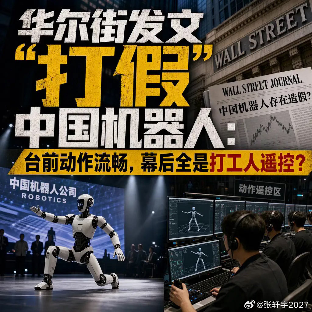 很多人以为华尔街是替我们戳穿骗局，可他们捅破的恰恰是中国机器人最狠的底牌。摩根士丹利等多家海外机构放