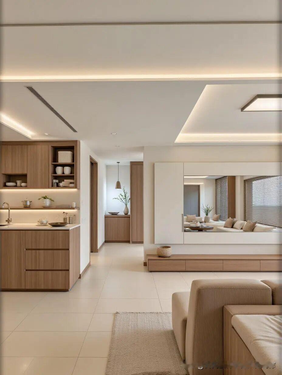 纯原木极简中古风简直是装修界的宝藏风格，完美拿捏复古与现代。这种风格没有复杂