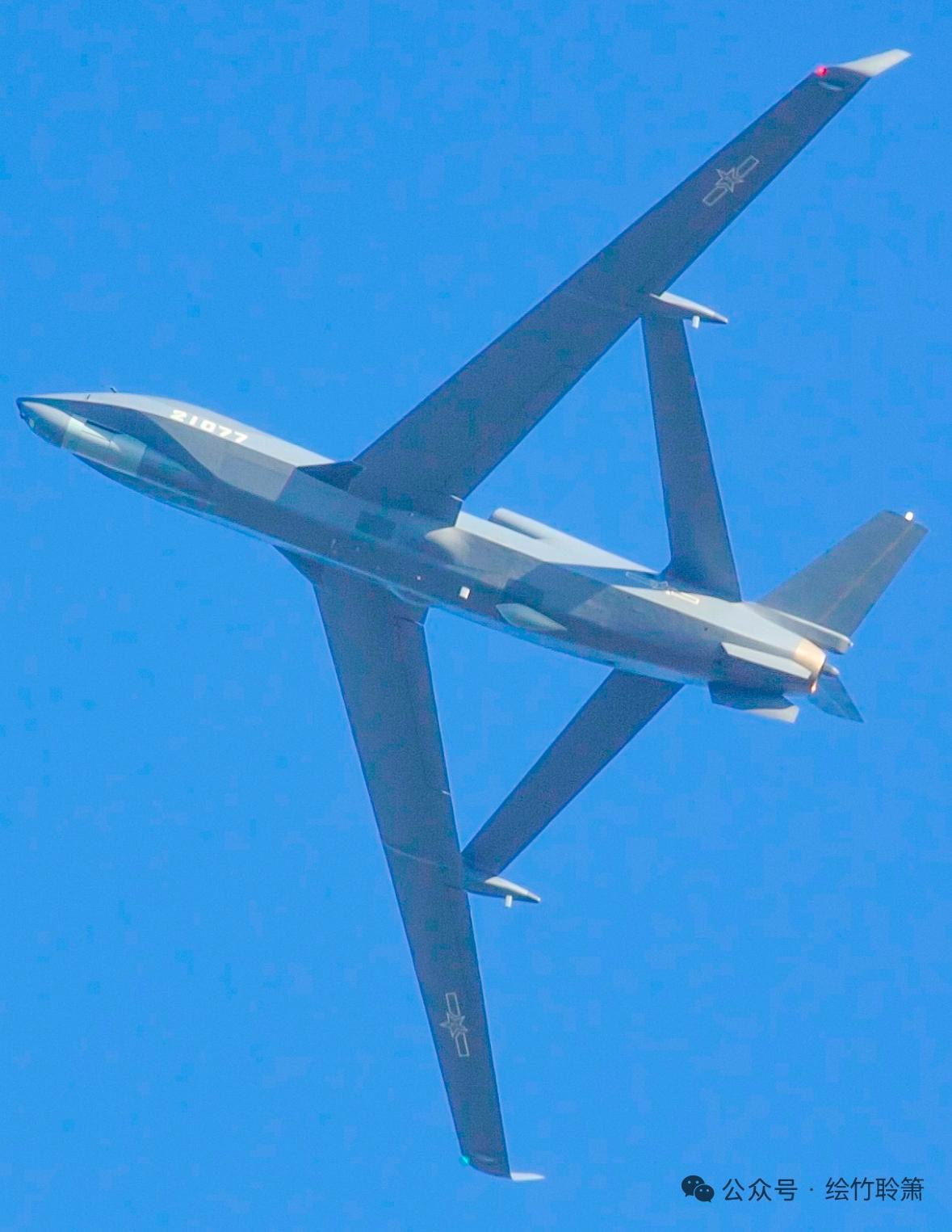 3月14日，据社交网站报道，中国🇨🇳空军WZ一7无人机，序号21077，隶属