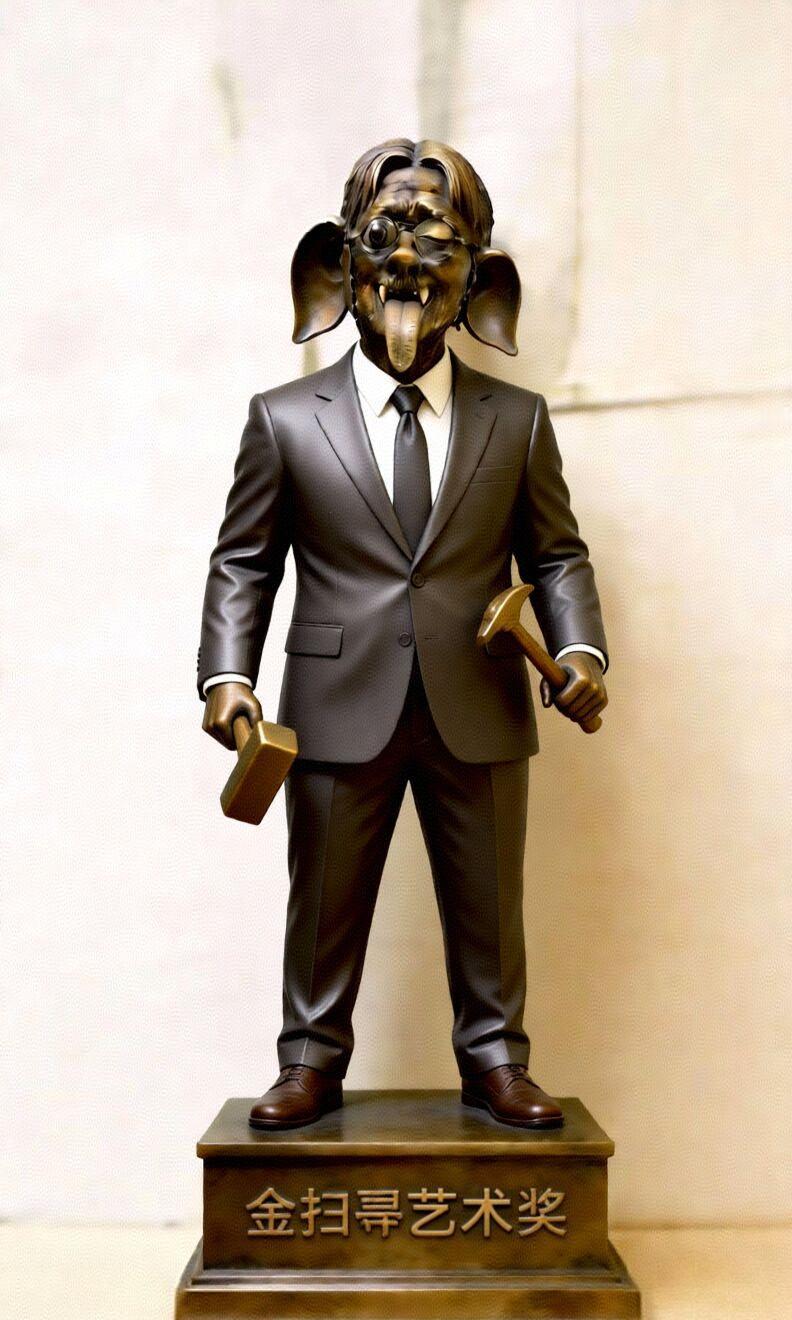 对于艺术就像文学一样，一千个读者就有一千个哈姆雷特，这是一种很主观的审美。每个