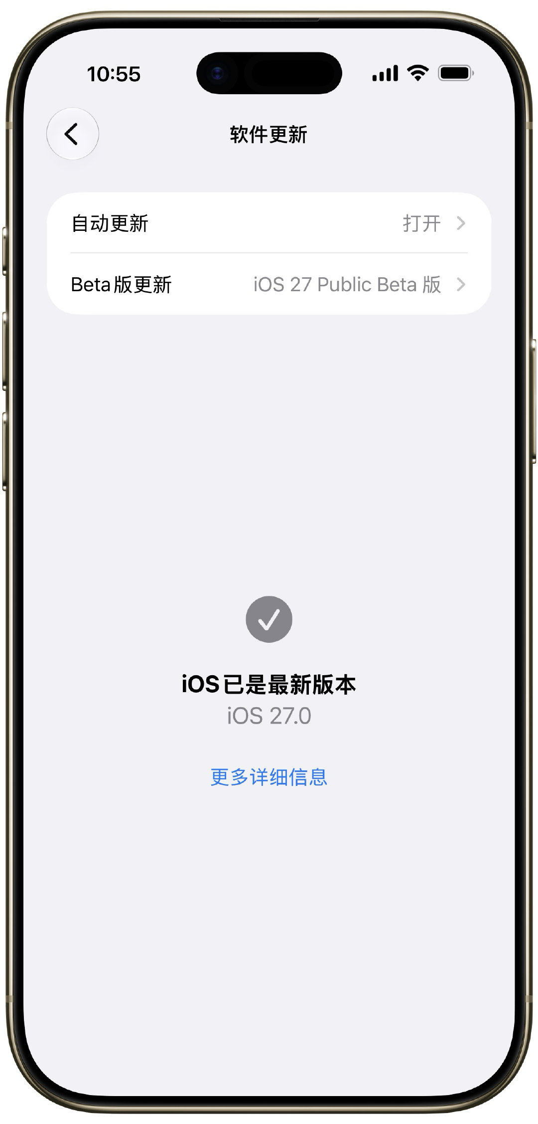 侧重问一下，iOS27公测版的版本号是跟开发者版本beta3一样吗？